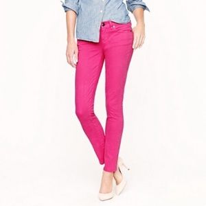JCrew Pink toothpick jean